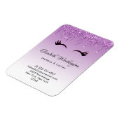 ピッスタイリッシュク&ブラックのダレグリッター マグネット (左側)