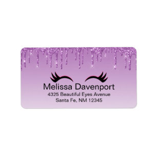 ピッスタイリッシュク&ブラックのダレグリッター ラベル