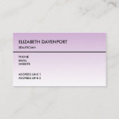 ピッスタイリッシュク&ブラックのダレグリッター 名刺 (裏面)