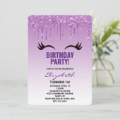 ピッスタイリッシュク&ブラックのダレグリッター 招待状 (スタンド正面)