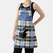 ピッスルとモルタルシルエット付きフレッシュプレイドエプロン エプロン (インサイチュ)