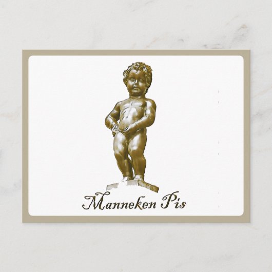 ピッスル・マンケン - ベルギー - ブリュッセル - Bruxelles ポストカード (正面)