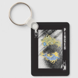 ピッセスキング〔占星術の〕十二宮図 キーホルダー