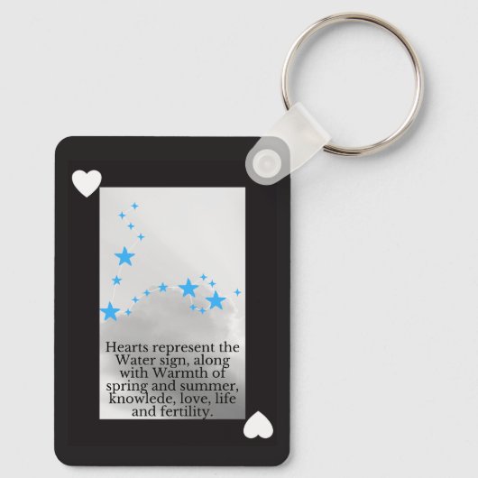 ピッセスキング〔占星術の〕十二宮図 キーホルダー (裏面)