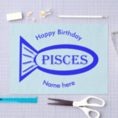 ピッセススターサインフィッシュティッシュペーパー 薄葉紙 (クラフト)