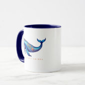 ピッセススピリットアニマルホエールアリブリエ女性 マグカップ (正面左)