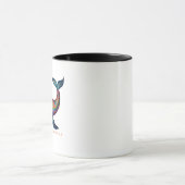 ピッセススピリットアニマルホエールアリブリエ雄 マグカップ (中央)