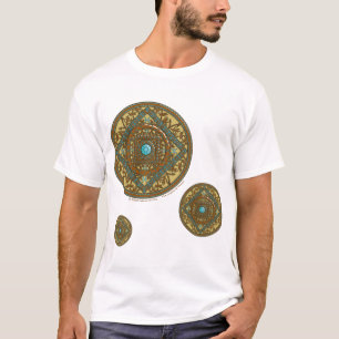 ピッセスマンダラメンズライトシャツ Tシャツ