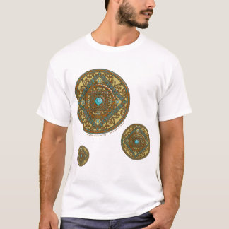 ピッセスマンダラメンズライトシャツ Tシャツ