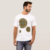 ピッセスマンダラメンズライトシャツ Tシャツ (正面フル)
