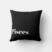 ピッセスワードクラウド〔占星術の〕十二宮図インスピレーション装飾用クッション クッション (裏面)