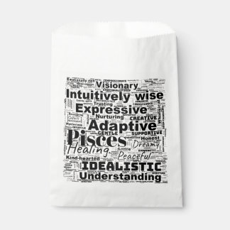 ピッセスワードクラウド〔占星術の〕十二宮図インスピレーション フェイバーバッグ