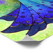 ピッセズベリーダンサーアストロロジーサインベリー踊り ポスター (角)