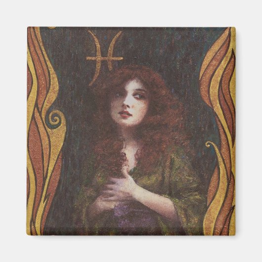 ピッセズ加飾姿デザイン マグネット (正面)