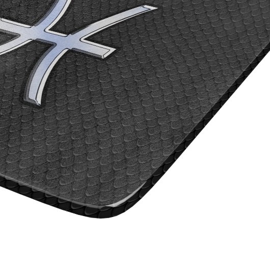 ピッセモダンス〔占星術の〕十二宮図サインブラックスネークスキンスタイル カッティングボード (角)