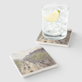 ピッソーロ - モンマルトル大通り、春 ストーンコースター (横)