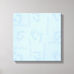 ピッタパターベビー足プリントキャンバスアート キャンバスプリント