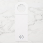 ピッタリだ！ボトル用タグ ボトルネックタグ (裏面)