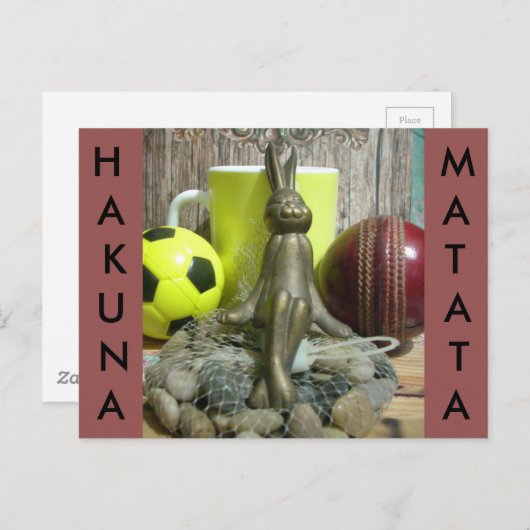 ピッチとクリースを超えて:フットボールとクリケットの融合 ポストカード (正面/裏面)