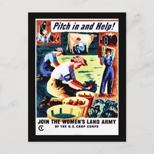 ピッチインと救済 ポストカード (正面)