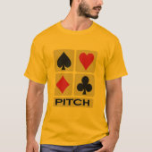ピッチシャツ – スタイルとカラーを選択 Tシャツ (正面)