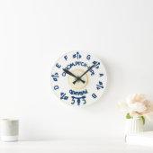 ピッチパイプ ラウンド壁時計 (ホーム)