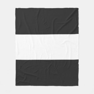 ピッチパステル&ソフトホワイトバーデザイン フリースブランケット