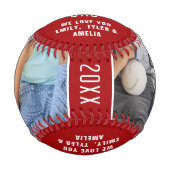 ピッチパーフェクトパパレッド˙ファーザーs 2フォトコラージュ 野球ボール (正面)