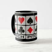ピッチプレーヤーカスタムのマグカップ – スタイルとカラーを選択 マグカップ (正面左)