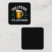 ピッチャーを取れば長く続く スクエア名刺 (正面/裏面)