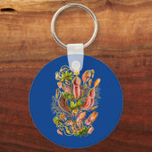 ピッチャー植物 キーホルダー (正面)