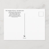 ピッチャー植物 ポストカード (裏面)