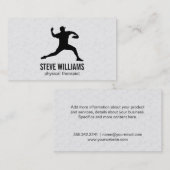 ピッチャー（バリエーション） |スポーツ 名刺 (正面/裏面)