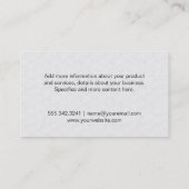 ピッチャー（バリエーション） |スポーツ 名刺 (裏面)