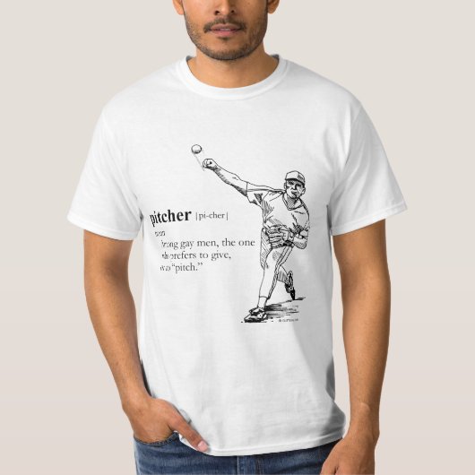 ピッチャー Tシャツ (正面)