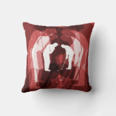 ピッチ及びパットの抽象的なゴルフテーマの枕5 クッション (裏面)