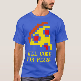 ピッツァコーダーソフトウェアプログラミングコードを作成します Tシャツ