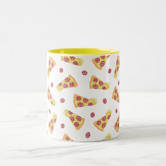 ピッツァ ツートーンマグカップ (中央)