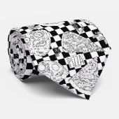 ピッツェリアイタリアンレストランマネージャーのピザパターン ネクタイ (ロール)