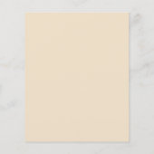 ピッツェリアメニュー&価格表フライヤー チラシ (裏面)