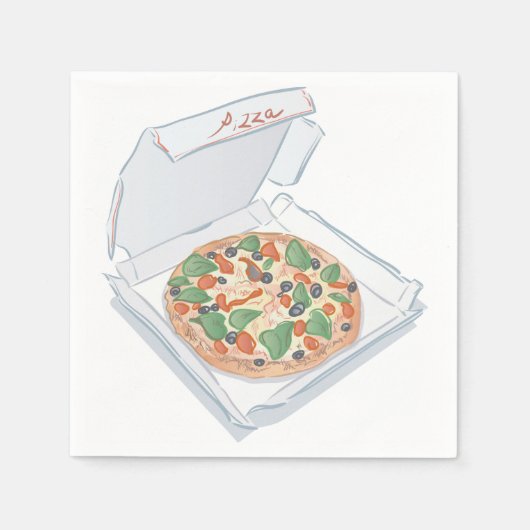 ピッツェリア スタンダードカクテルナプキン (正面)