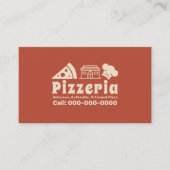 ピッツェリア 名刺 (正面)