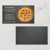 ピッツェリア 名刺 (正面/裏面)