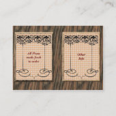 ピッツェリア 名刺 (裏面)