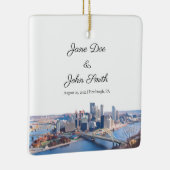 ピッツバパーソナライズされたーグセラミックオーナメント セラミックオーナメント (右)