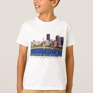 ピッツバークールグスカイラインコンピュータイラストレーション Tシャツ