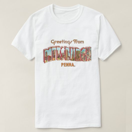 ピッツバーグのご挨拶Tシャツ Tシャツ (デザイン正面)