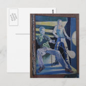 ピッツバーグのガラス吹き ポストカード (正面/裏面)