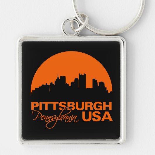 ピッツバーグのキーチェーン キーホルダー (正面)