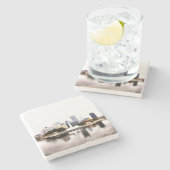 ピッツバーグのコースター ストーンコースター (横)